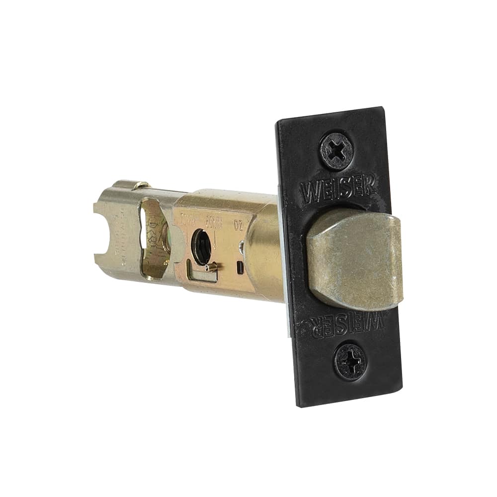 Serrure de porte d'entrée à clé et poignée San Clemente noire