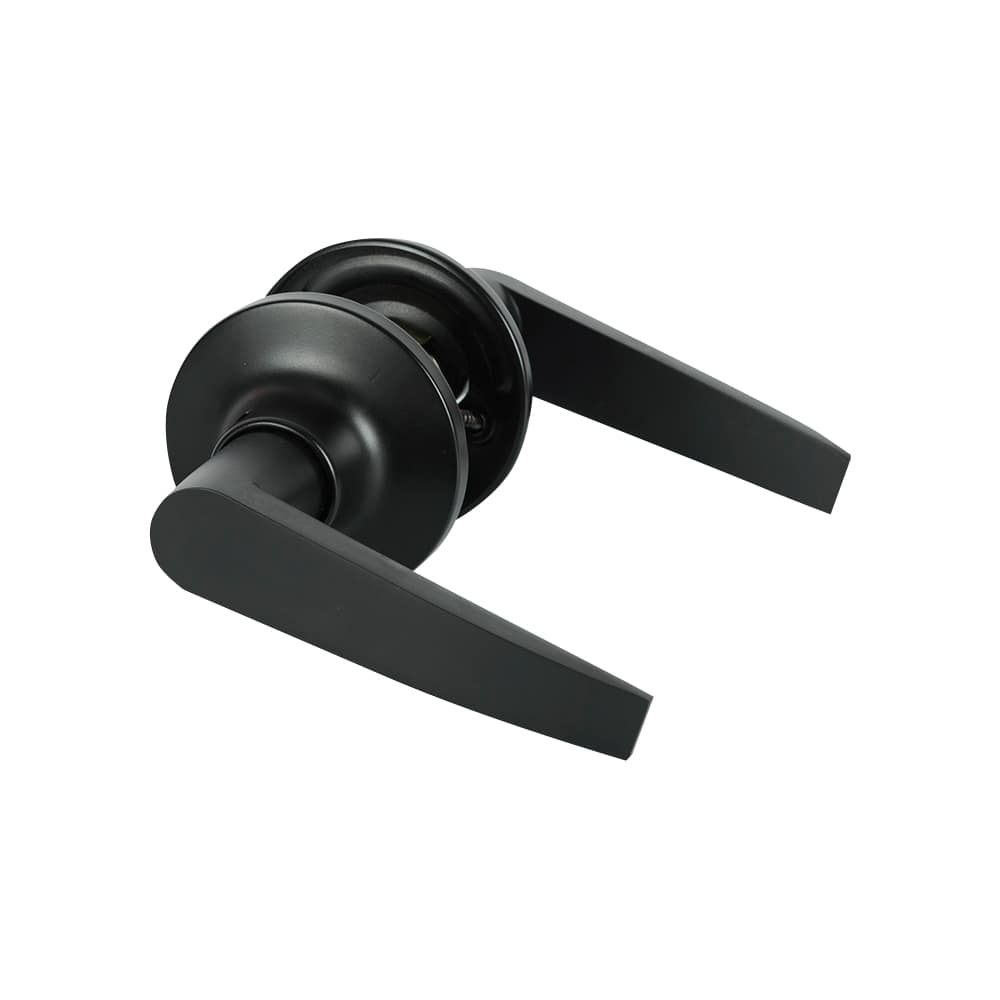 Poignée de porte de passage bec-de-cane  Classic noire