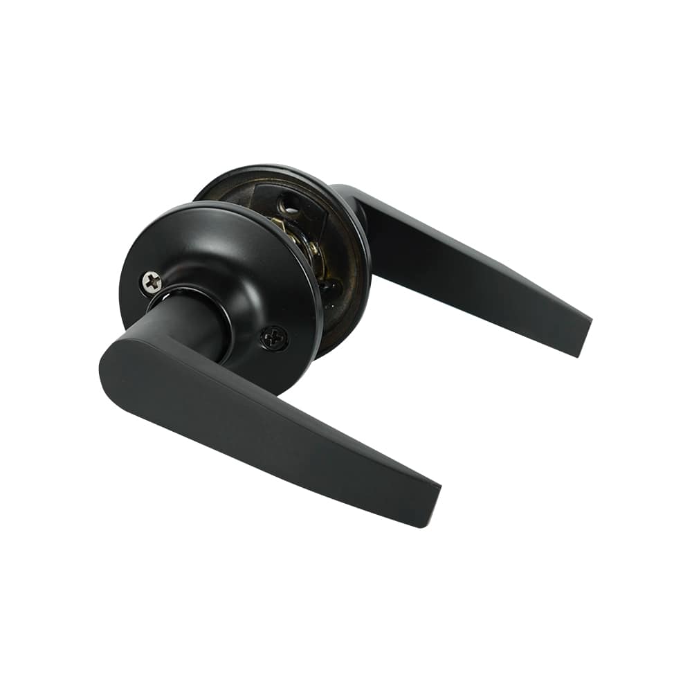 Poignée de porte de passage bec-de-cane  Classic noire