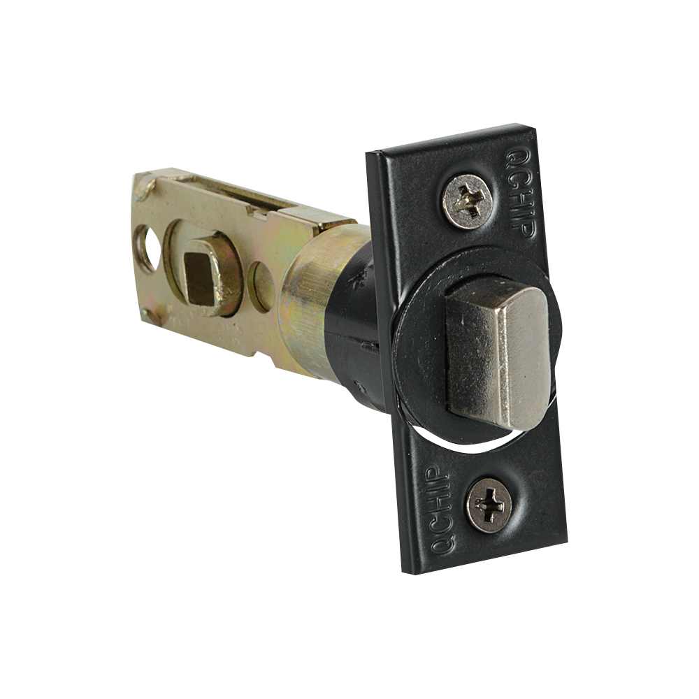 Poignée de porte de passage noire