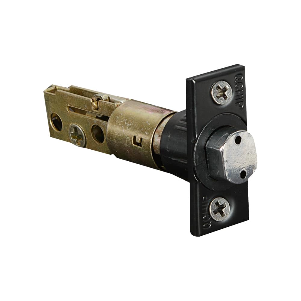 Serrure à pêne dormant simple noire