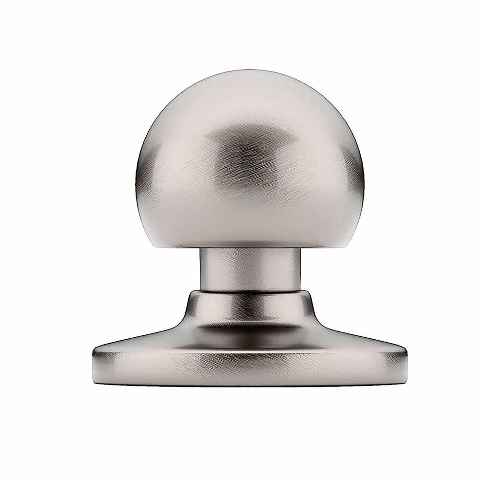 Bouton en métal pour garde-robe Evanston nickel brossé 44 mm
