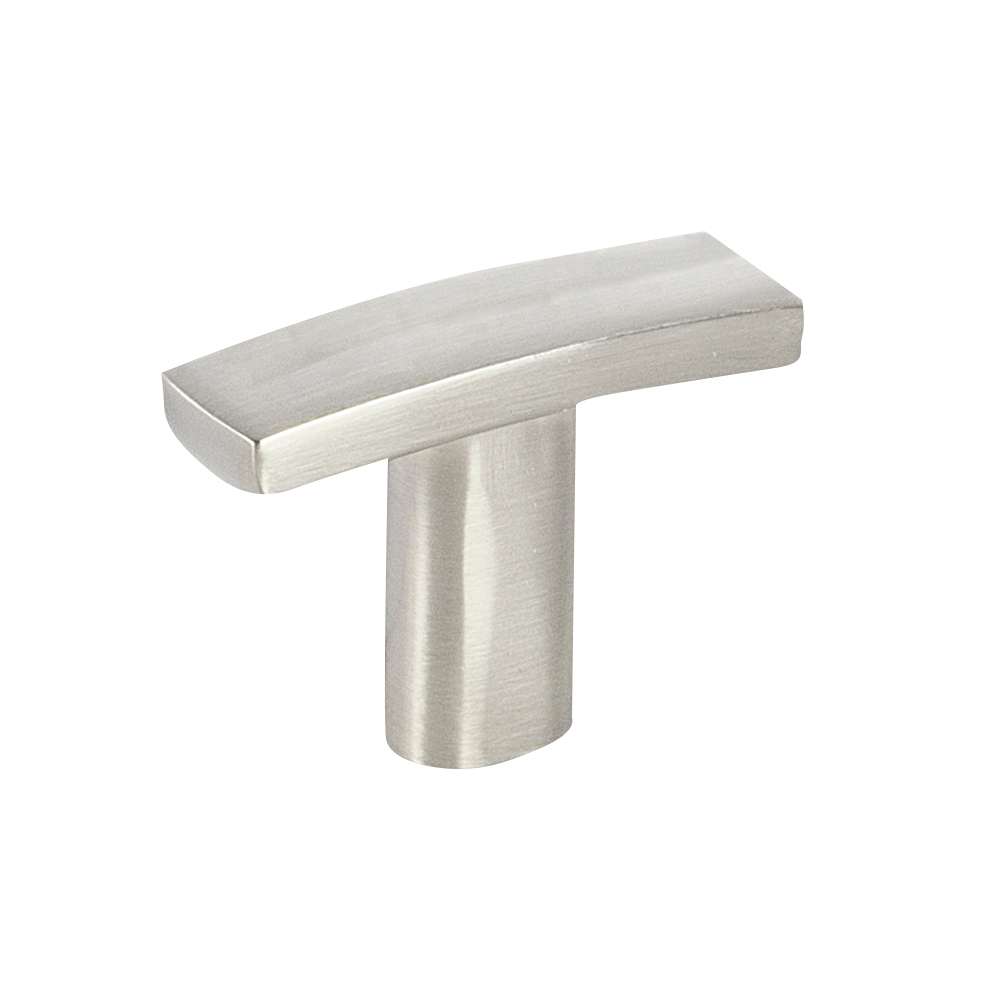 Bouton d'armoire en métal Padova nickel brossé 38&nbsp;mm