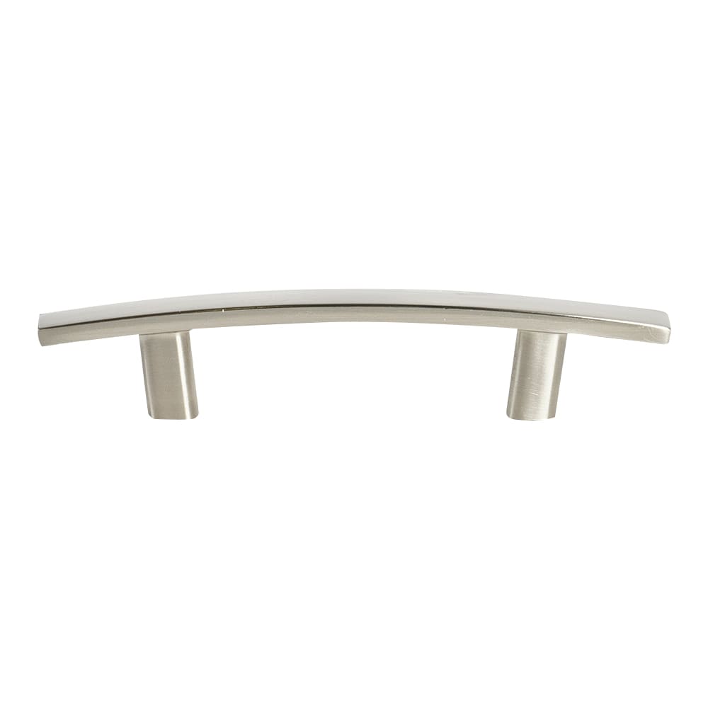 Poignée d'armoire en métal Padova nickel brossé 96&nbsp;mm&nbsp;c/c