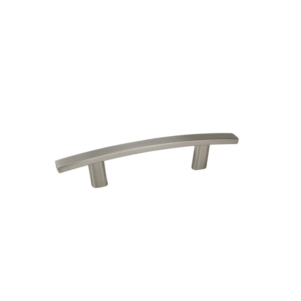 Poignées d'armoires en métal Padova nickel brossé 76 mm&nbsp;c/c Pqt/10