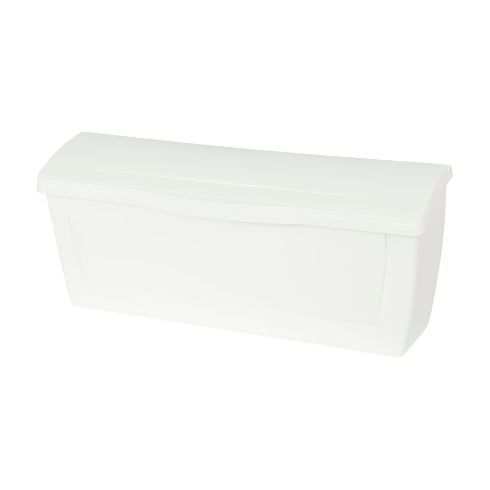 Boîte aux lettres en plastique moulé  blanche