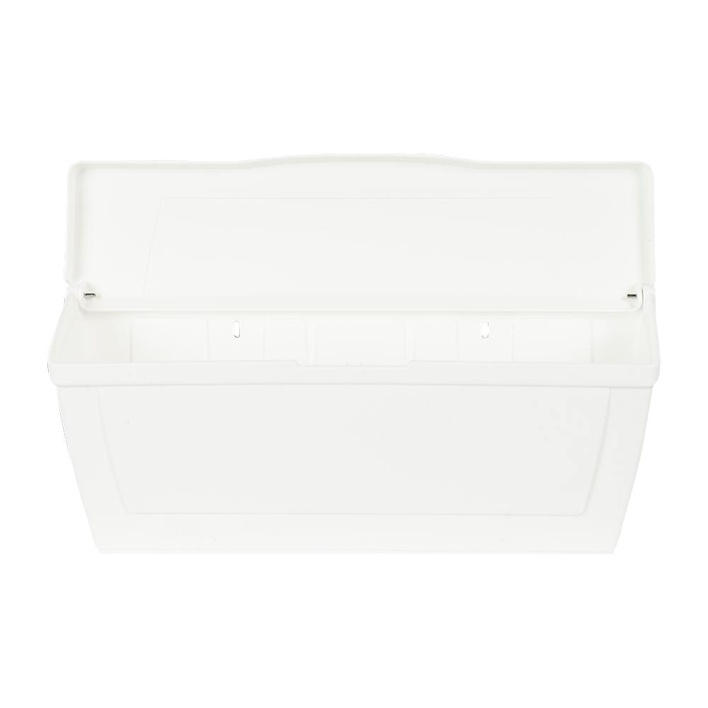 Boîte aux lettres en plastique moulé  blanche