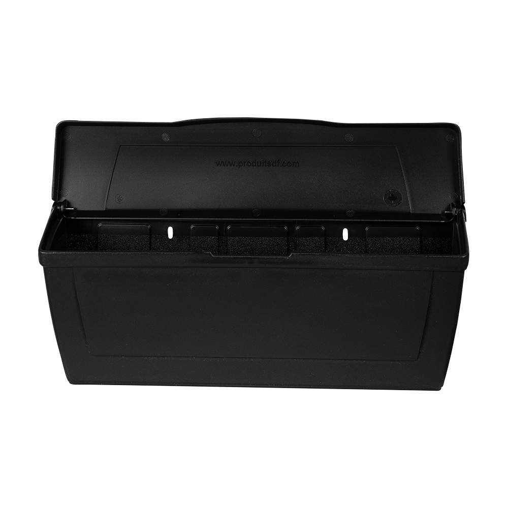 Boîte aux lettres en plastique moulé  noire