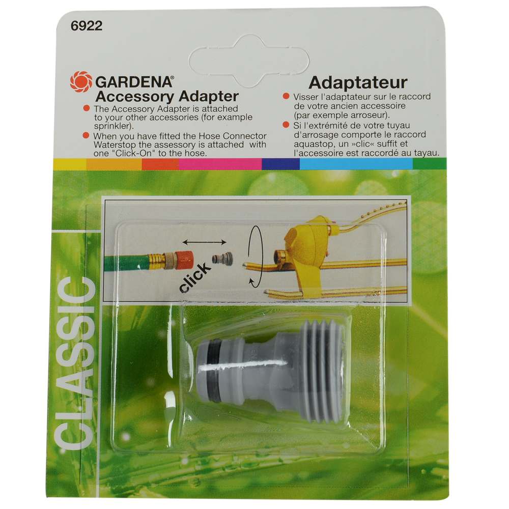 Adaptateur mâle pour tuyau d'arrosage GARDENA