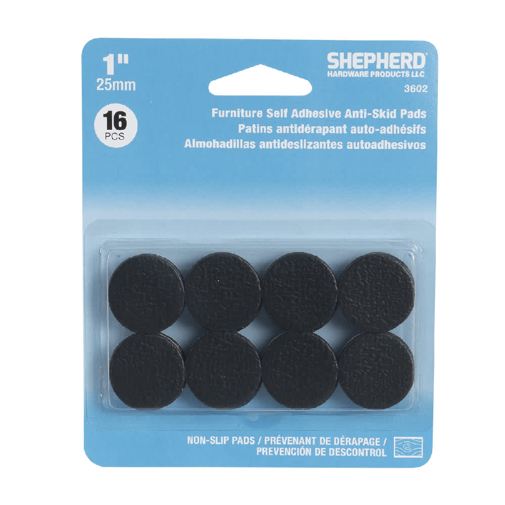 Patins antidérapants 1 po SurfaceGrip Pqt/16