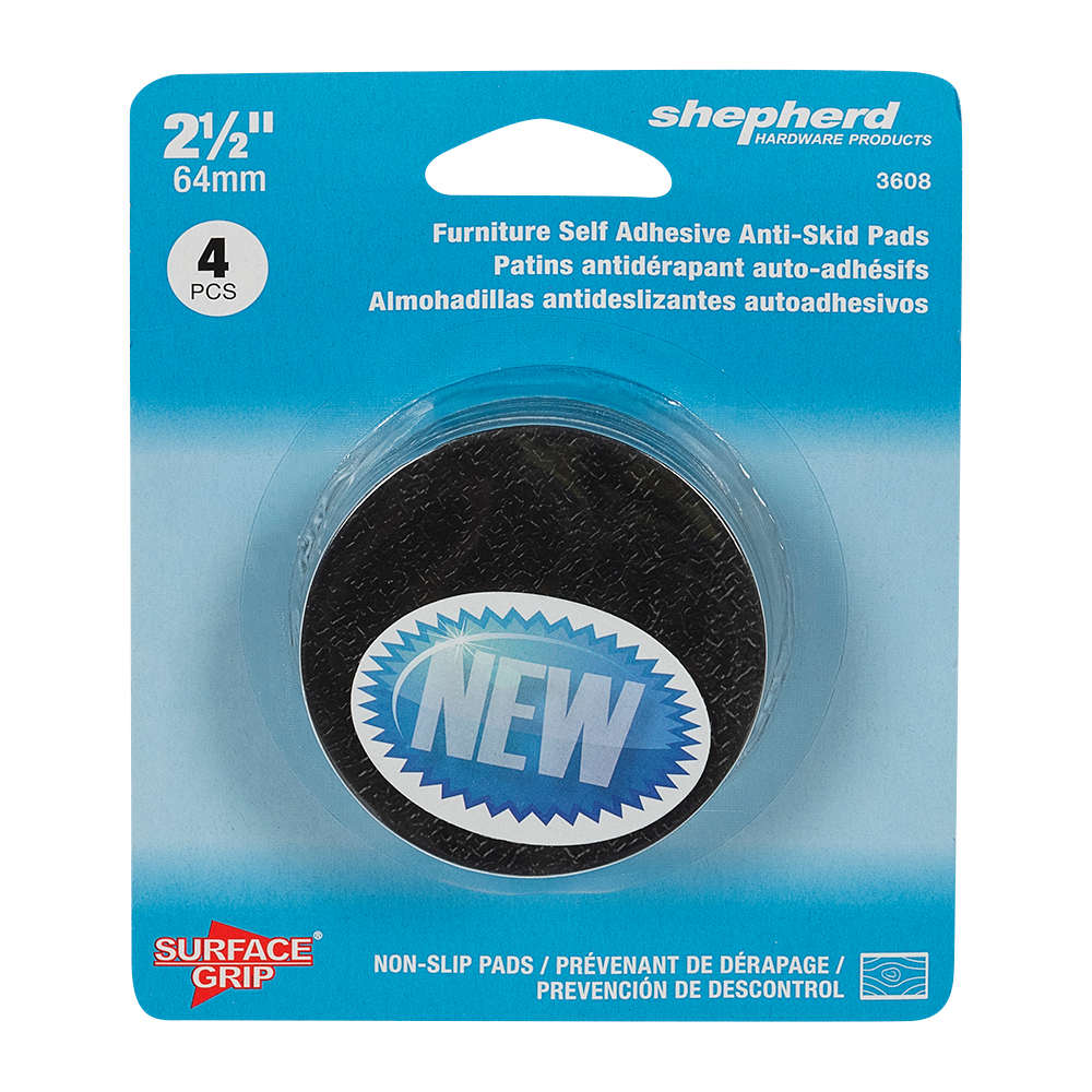 Patins antidérapants 2 1/2 po Pqt/4