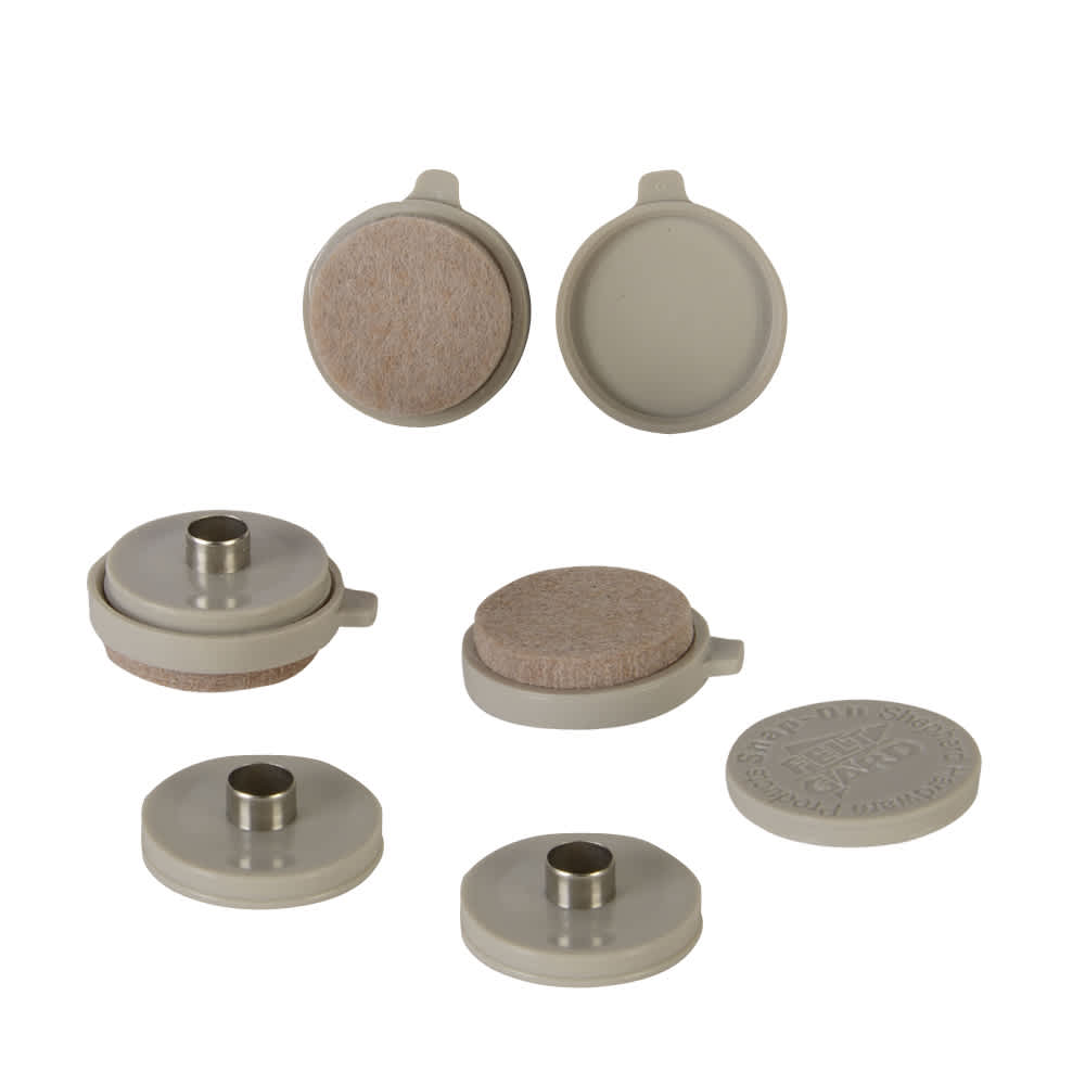 Patins de feutre 1 1/2 po Feltgard Pqt/4