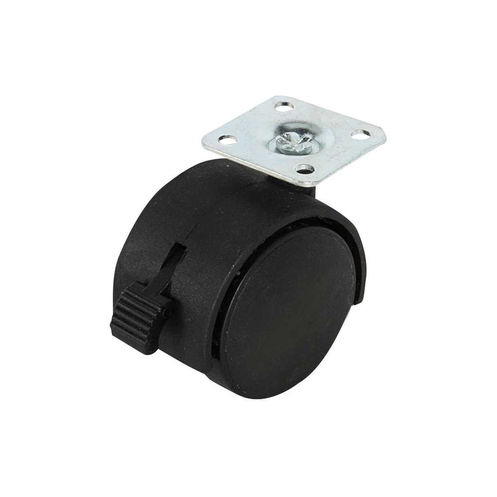 Roulette pivotante/frein pour meubles 2 po NEKTRA