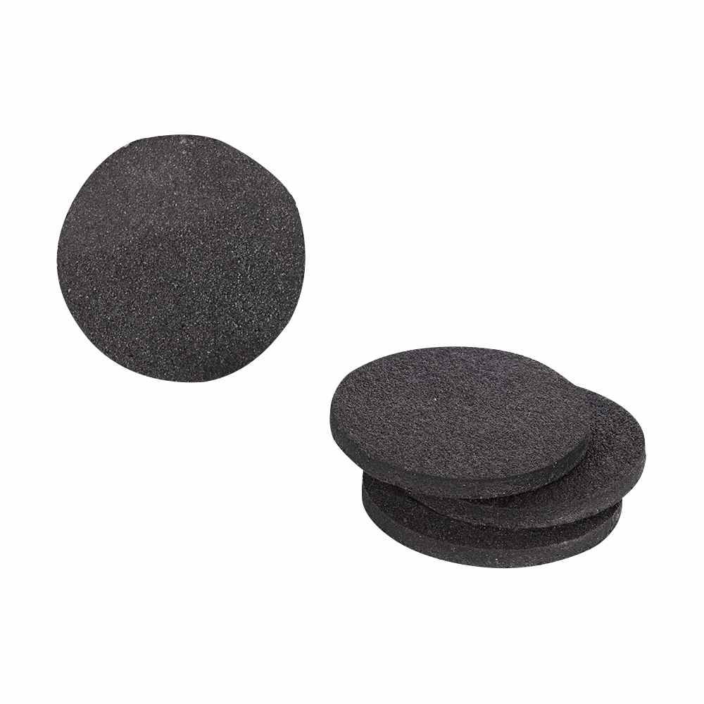 Tampons anti-vibration 2 1/2 po x 1/4 po Pqt/4