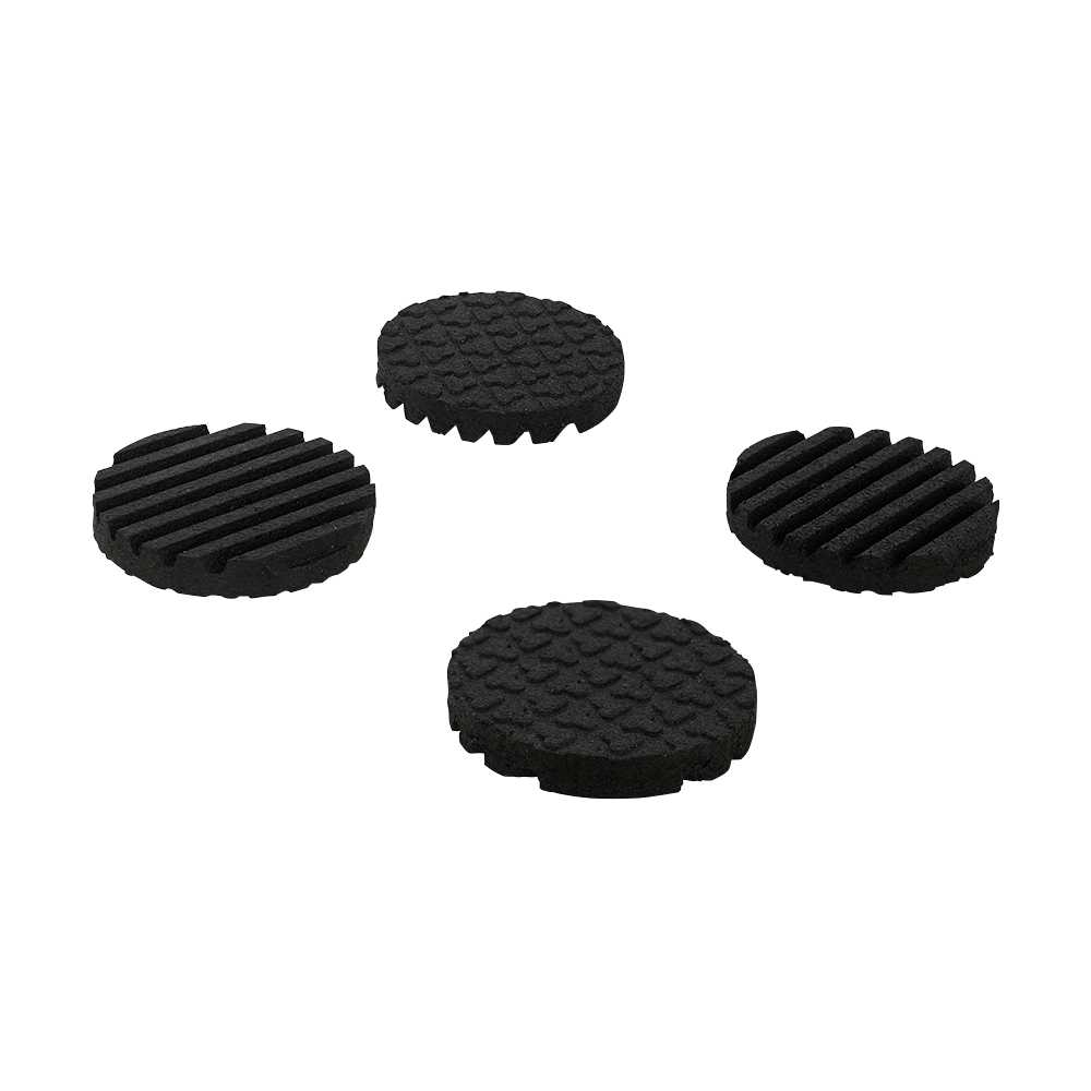 Tampons anti-vibration 3 3/4 po x 1/2 po Pqt/4