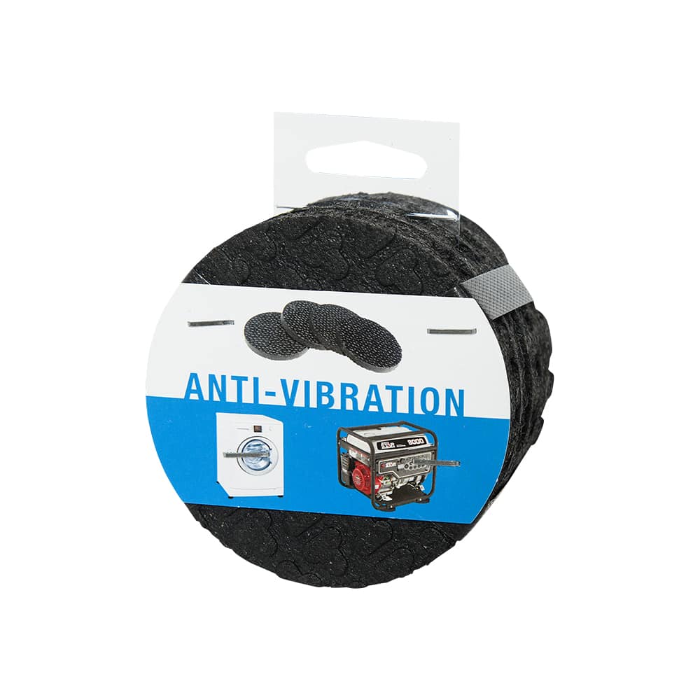 Tampons anti-vibration 3 3/4 po x 1/2 po Pqt/4