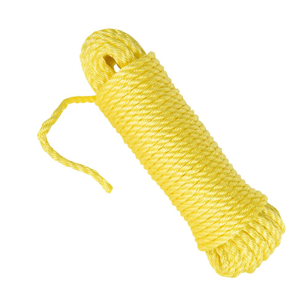 Corde de polypropylène torsadée 3/8 po x 100 pi
