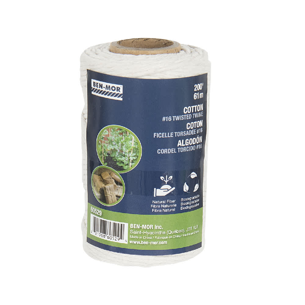 Ficelle de coton torsadé n° 16 x 200 pi