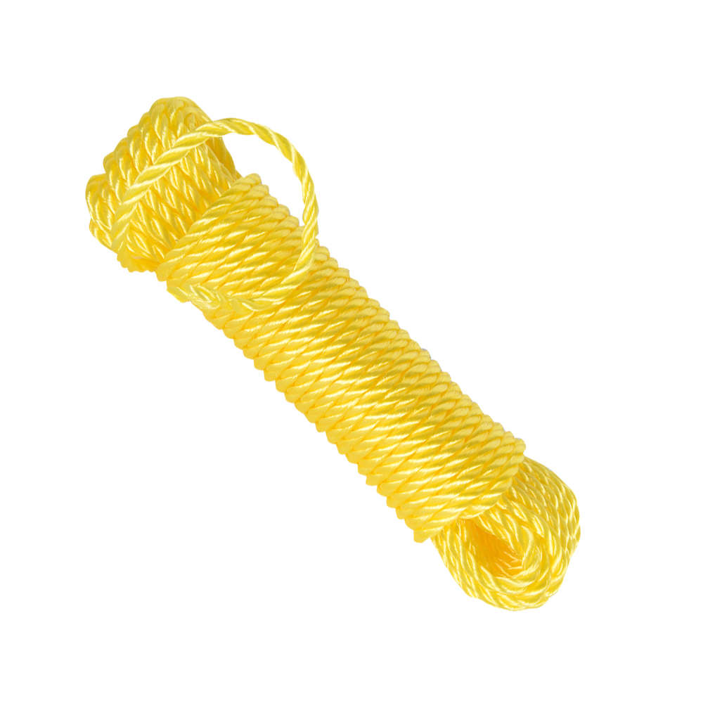 Corde de polypropylène torsadée 1/4 po x 50 pi