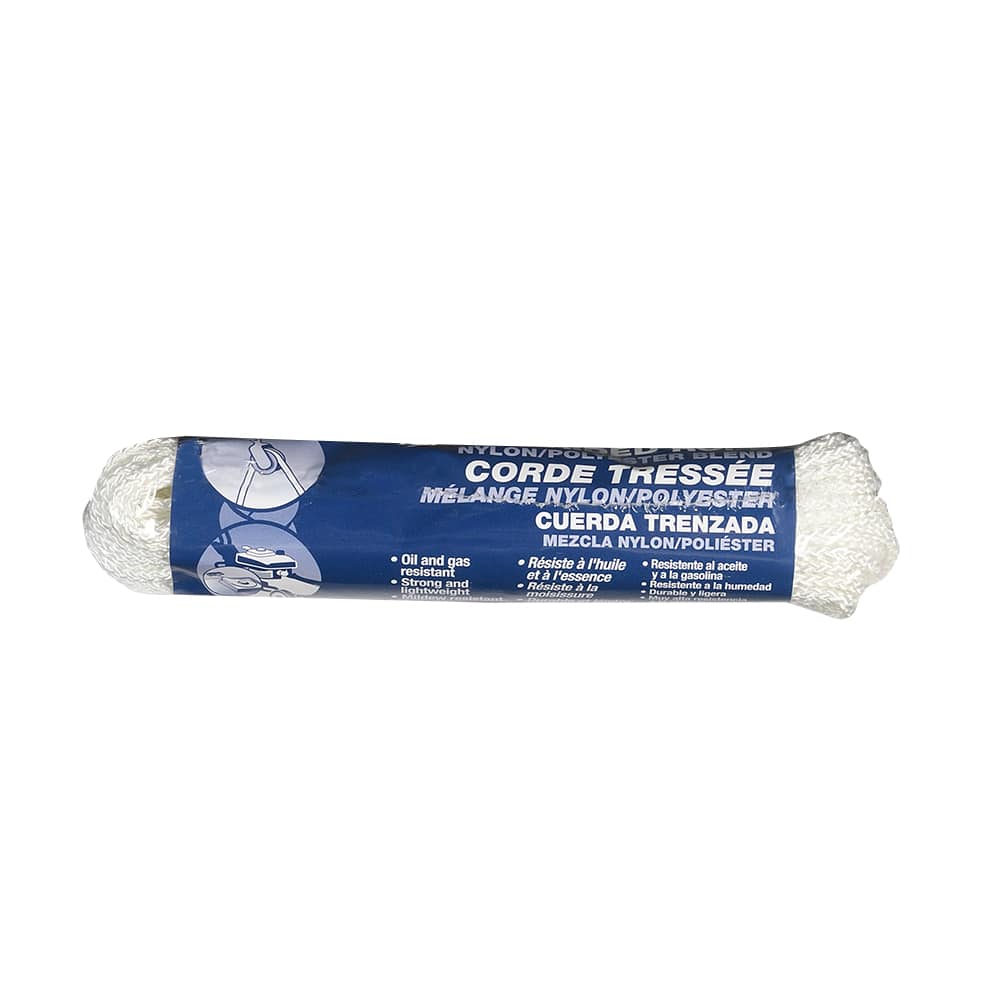 Corde de nylon tressée 1/8 po x 48 pi