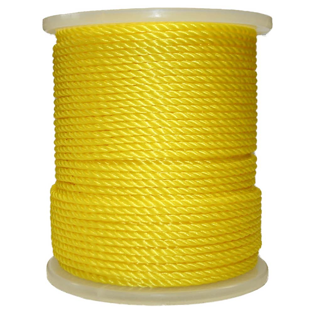 Corde en polypropylène torsadée 1/4 po x 1 300 pi