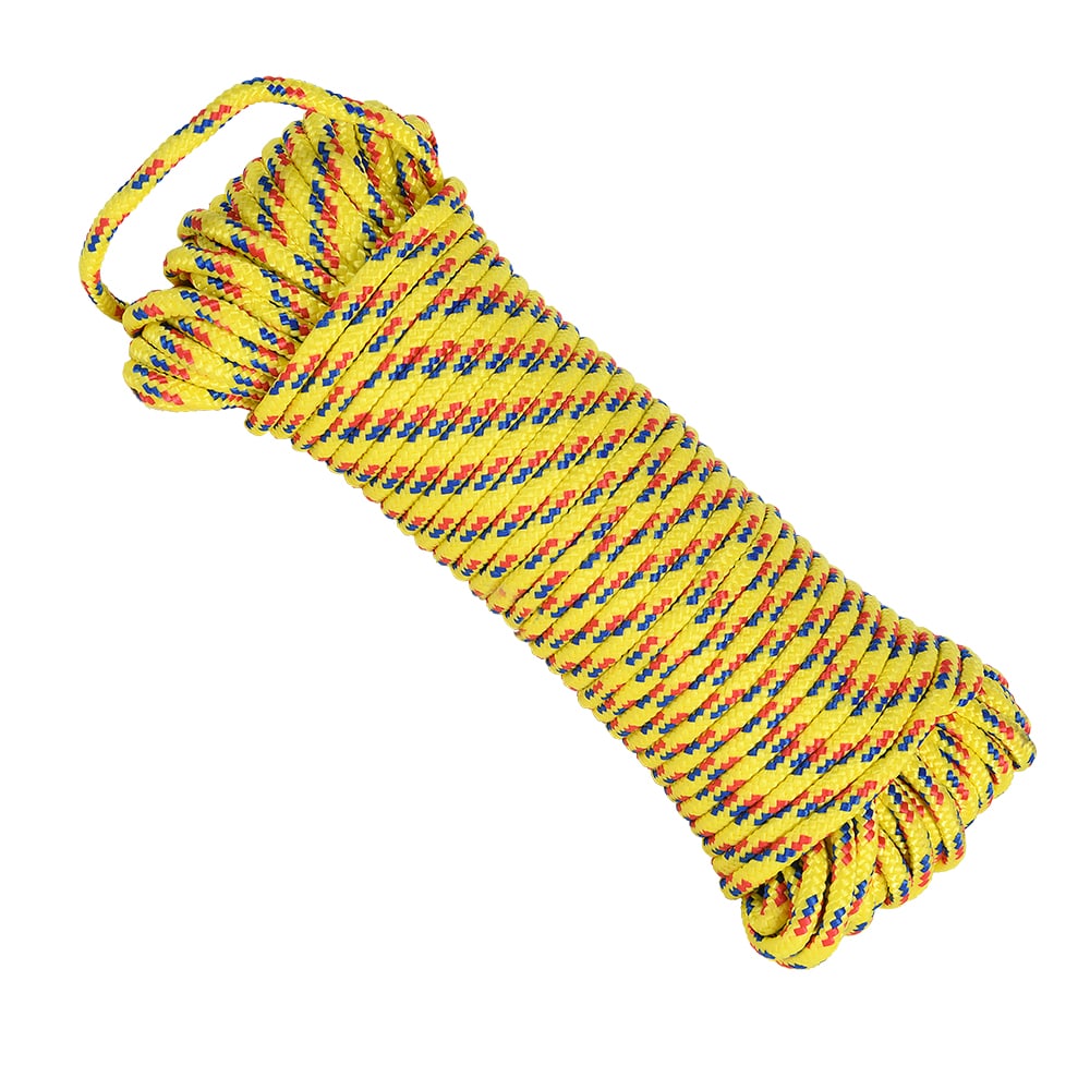 Corde de polypropylène tressée 1/4 po x 100 pi