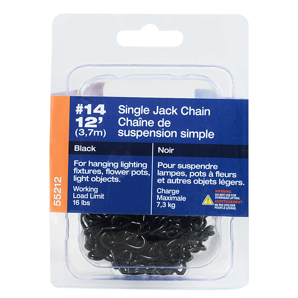 Lot De 4 Chaînes De Suspension Noires à 3 Brins - 51 Cm - Porte-pots Et Mangeoires Pour Jardin