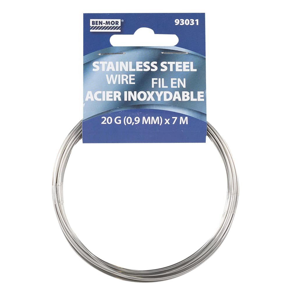 Fil en acier inoxydable 0,9 mm x 7 m
