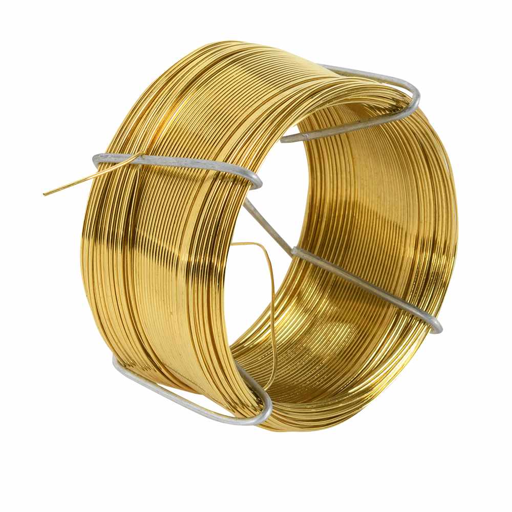 Fil en laiton n° 20&nbsp;x&nbsp;50&nbsp;m