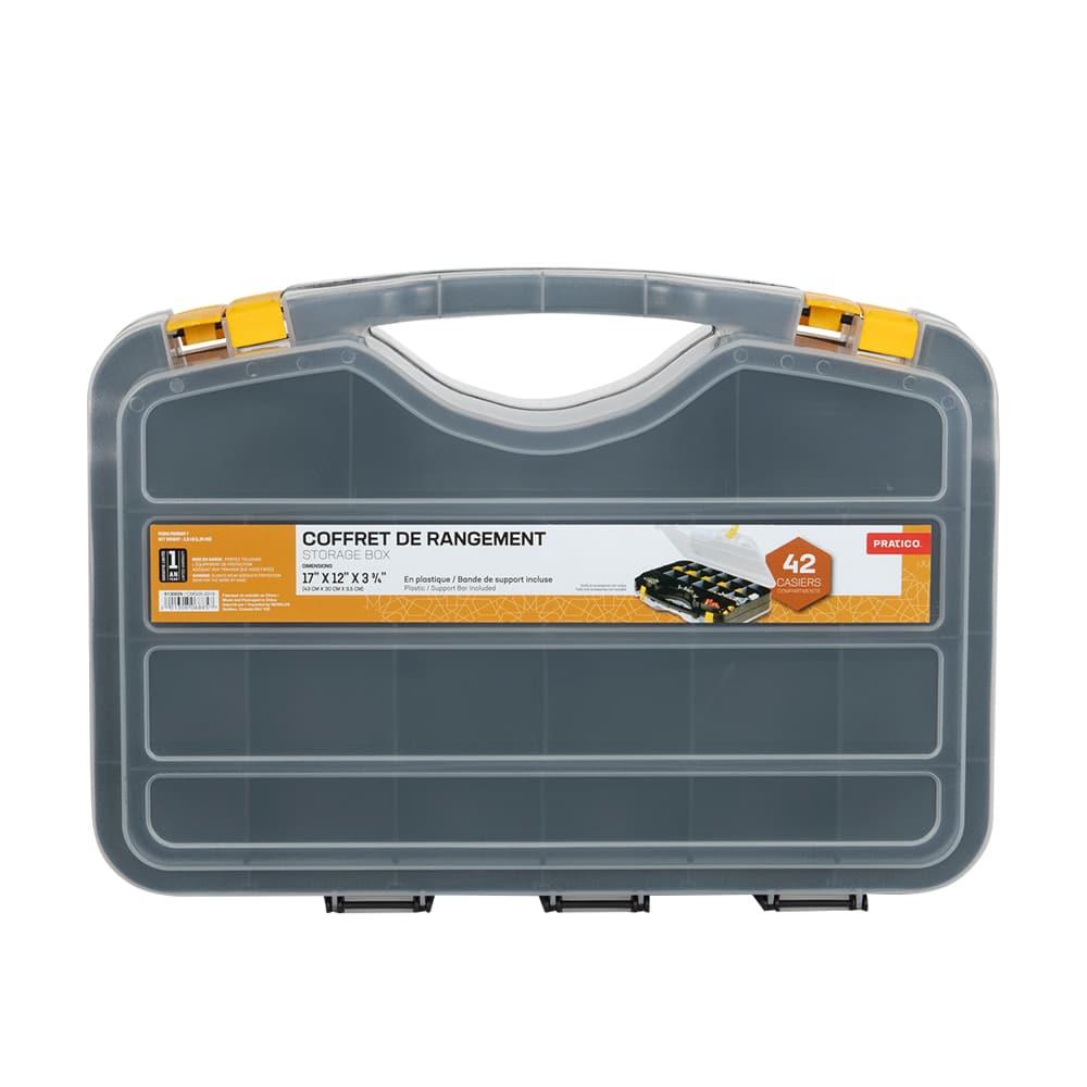 Coffret de rangement double