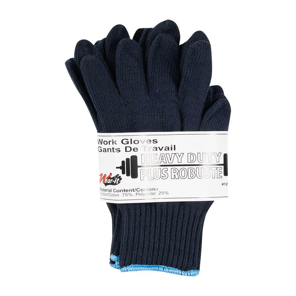 Ambidextrous Work Gloves Large Pkg/3