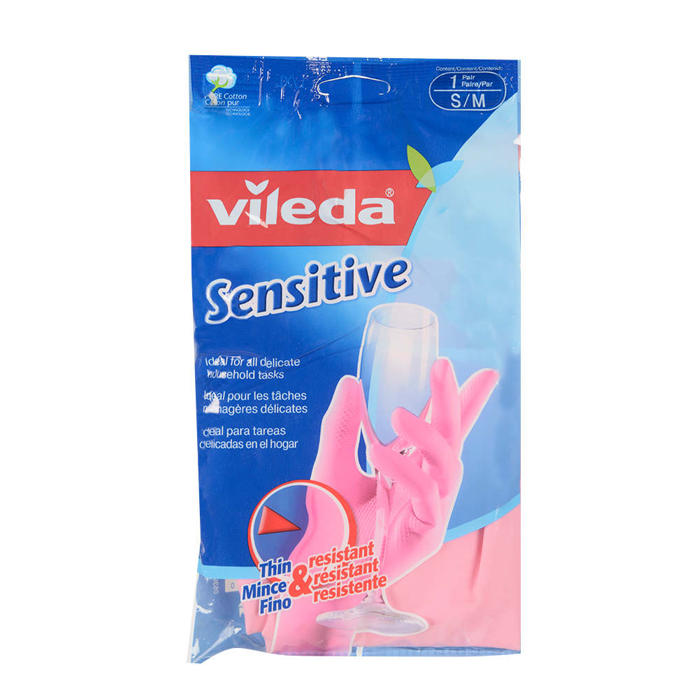 Gants de vaisselle Sensitive petit/moyen VILEDA