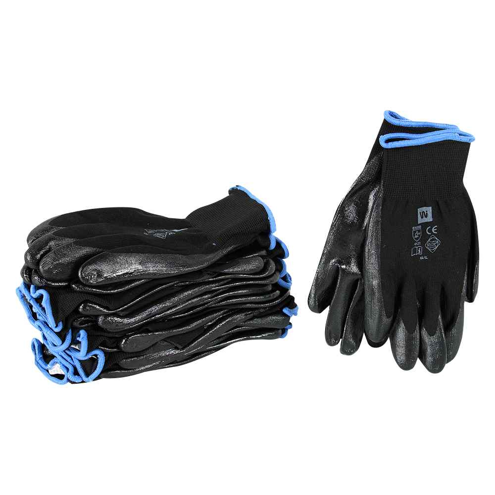 Gants de travail grand Pqt/12