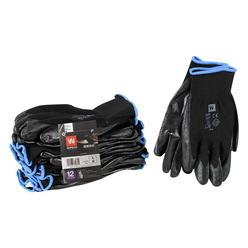 Gants de travail grand Pqt/12