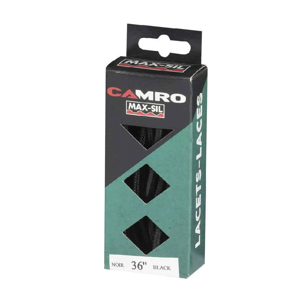 Lacets ronds noirs 36 po Pqt/2