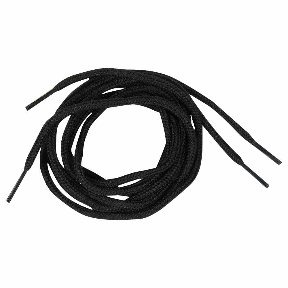 Lacets ronds noirs 63 po Pqt/2