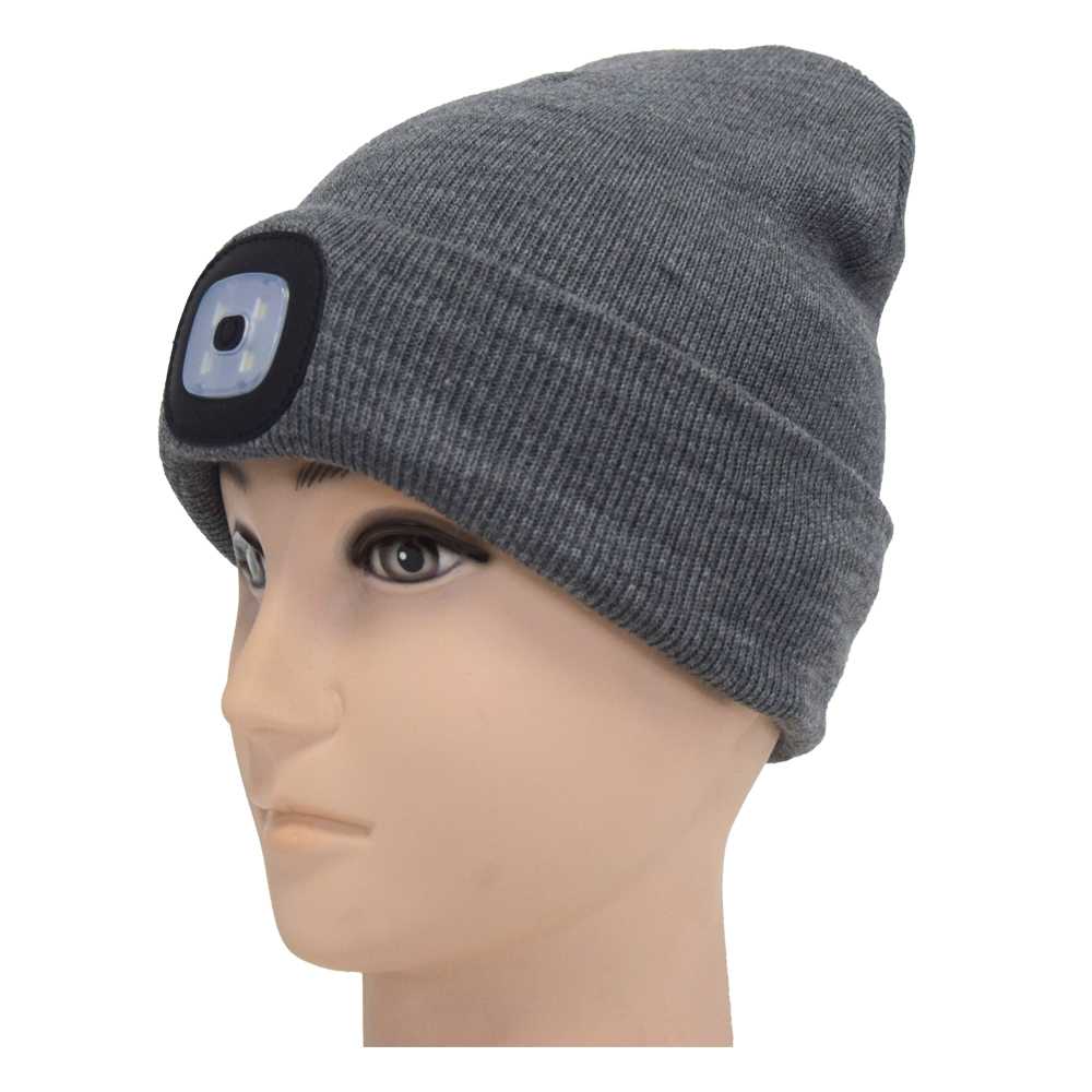 Tuque avec lampe frontale à DEL CANAC