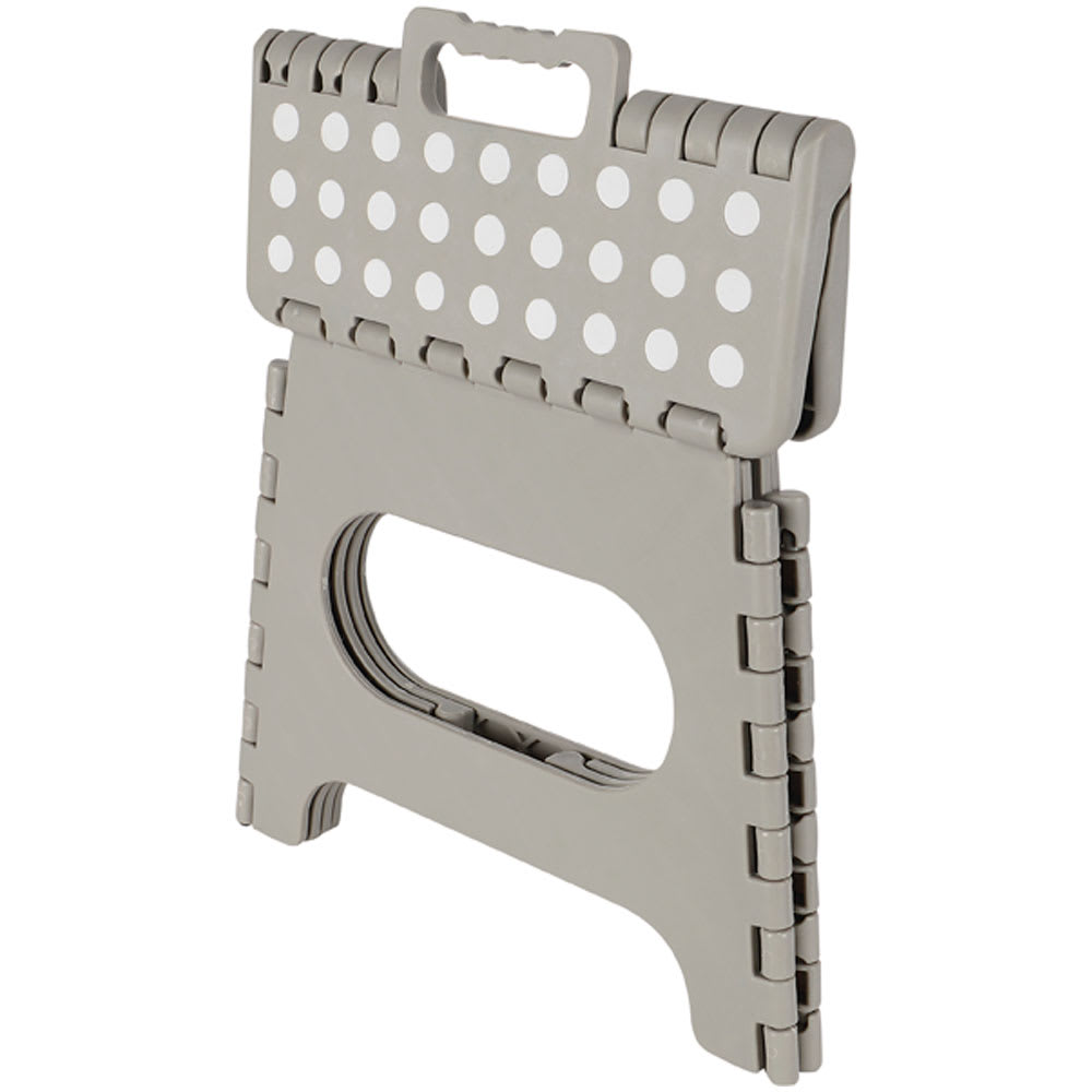 Folding Step Stool Grey 10 1/2 in.