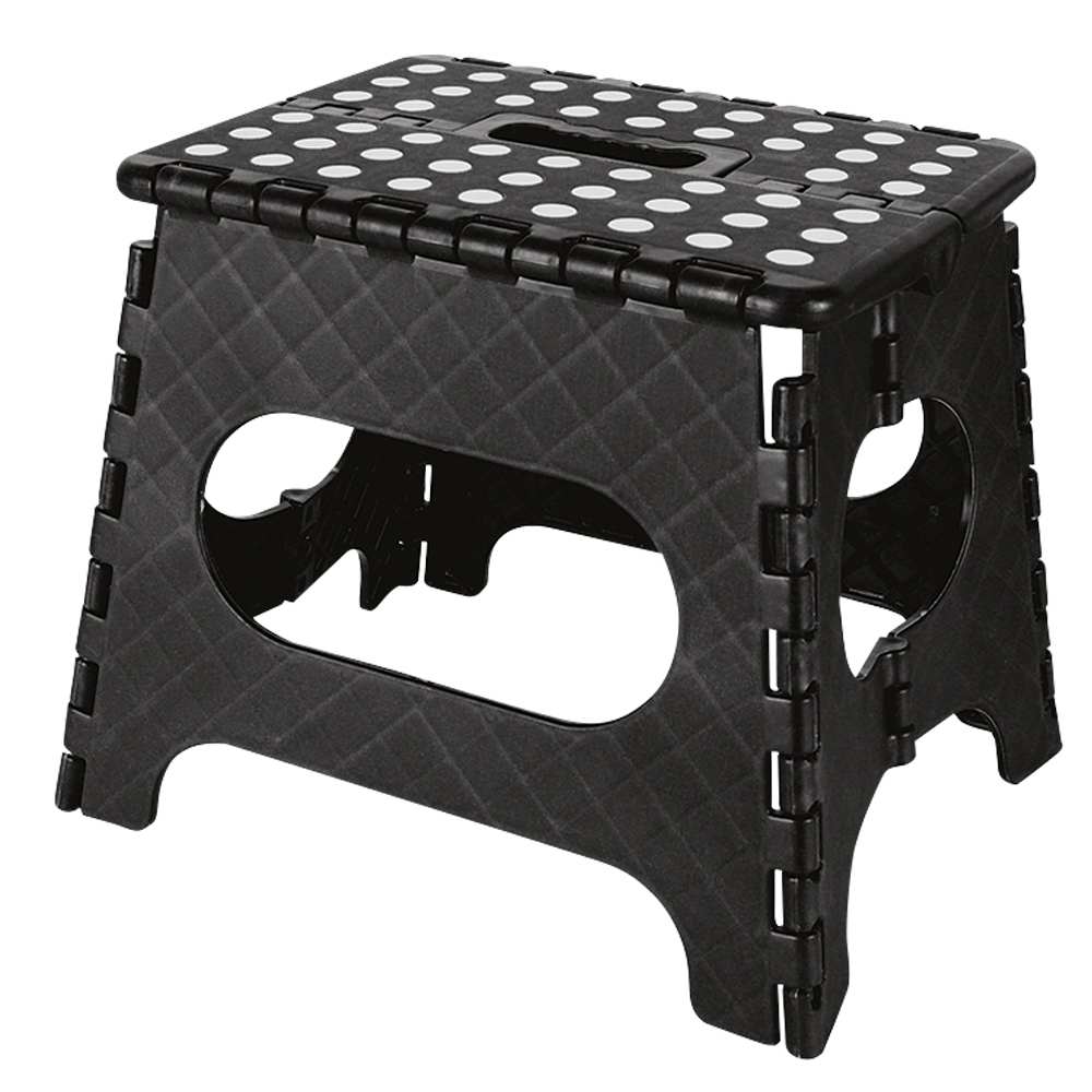 Marchepied pliant noir 10 1/2 po