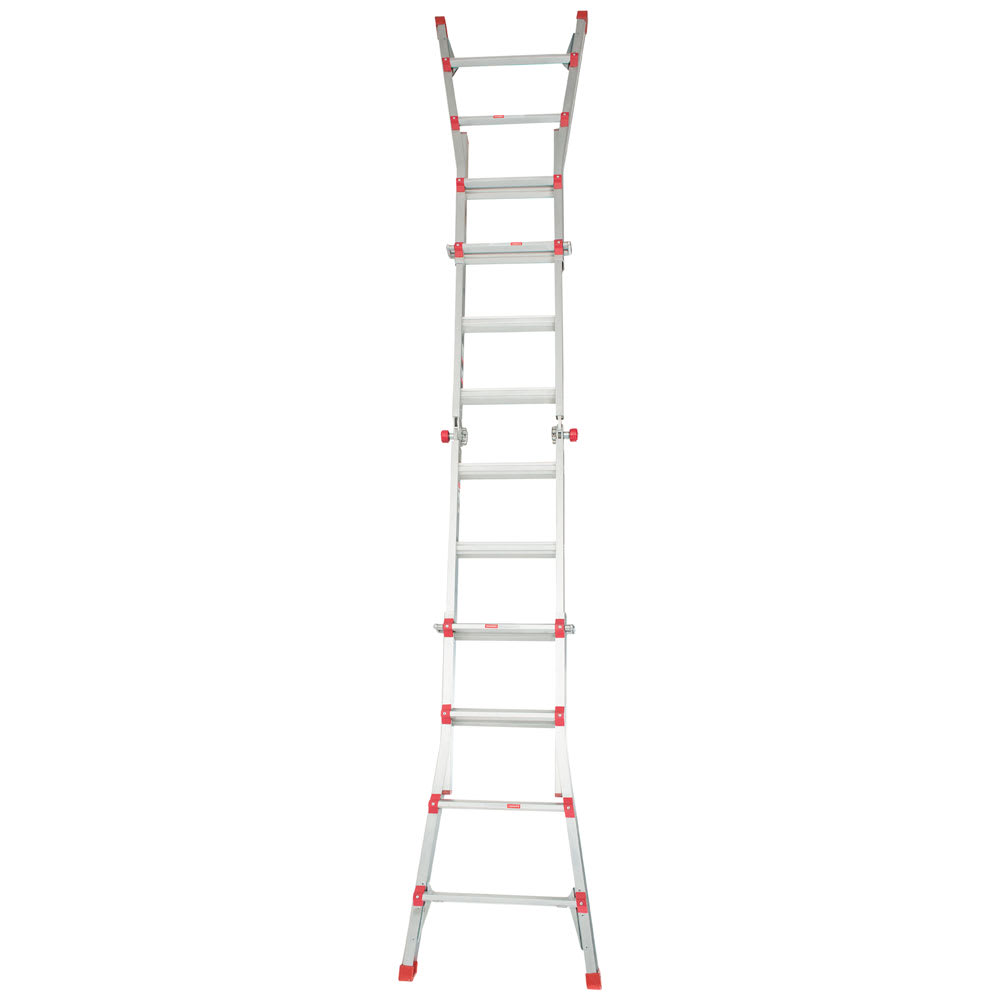 NEKTRA Multi-Purpose AluminumLadder 21 ft.Grade 1