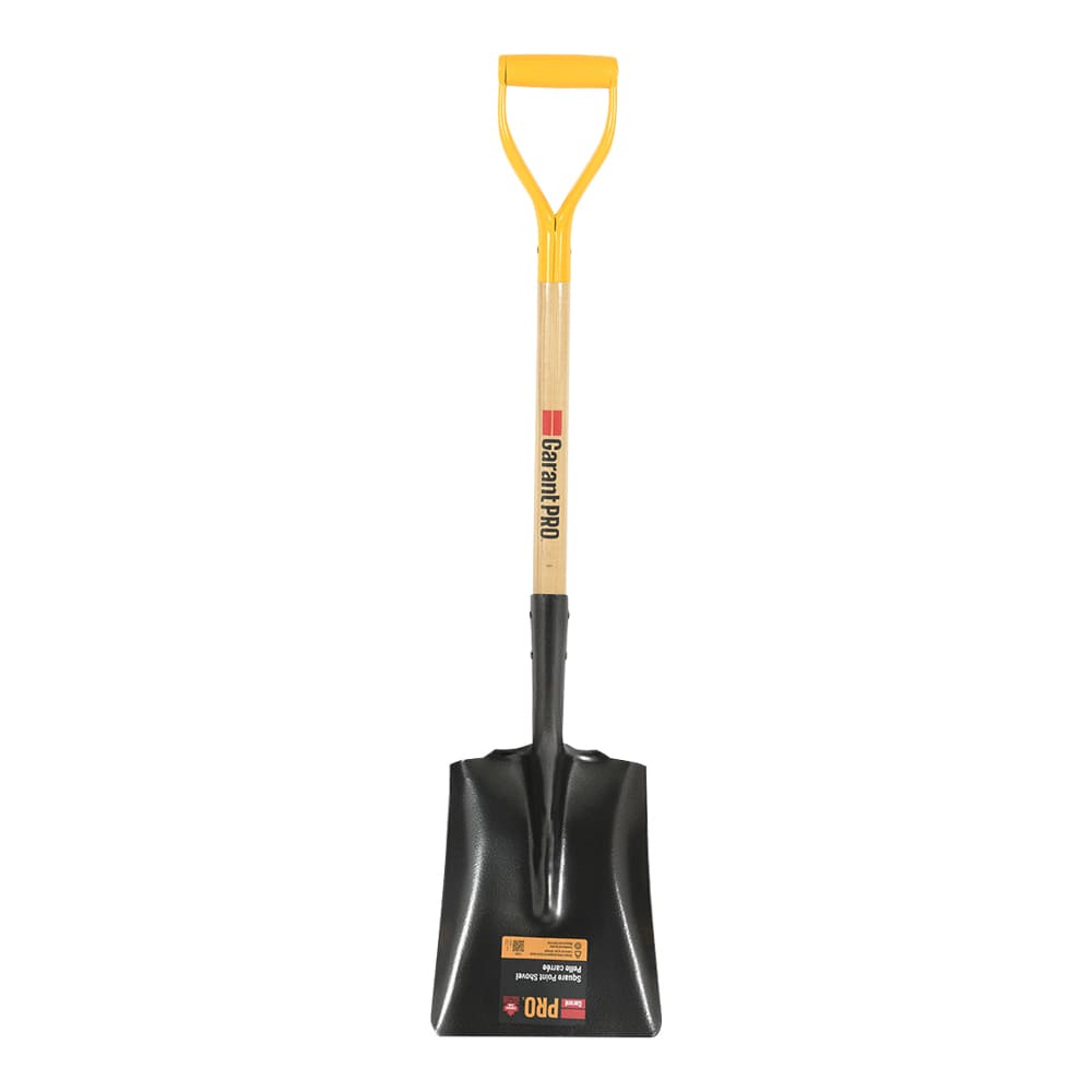 GARANT Pro Square Hardened Steel Shovel with Wooden Handle 40 3/4 in.