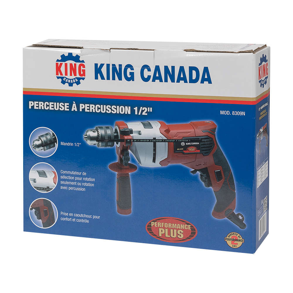 Perceuse à percussion 1/2 po