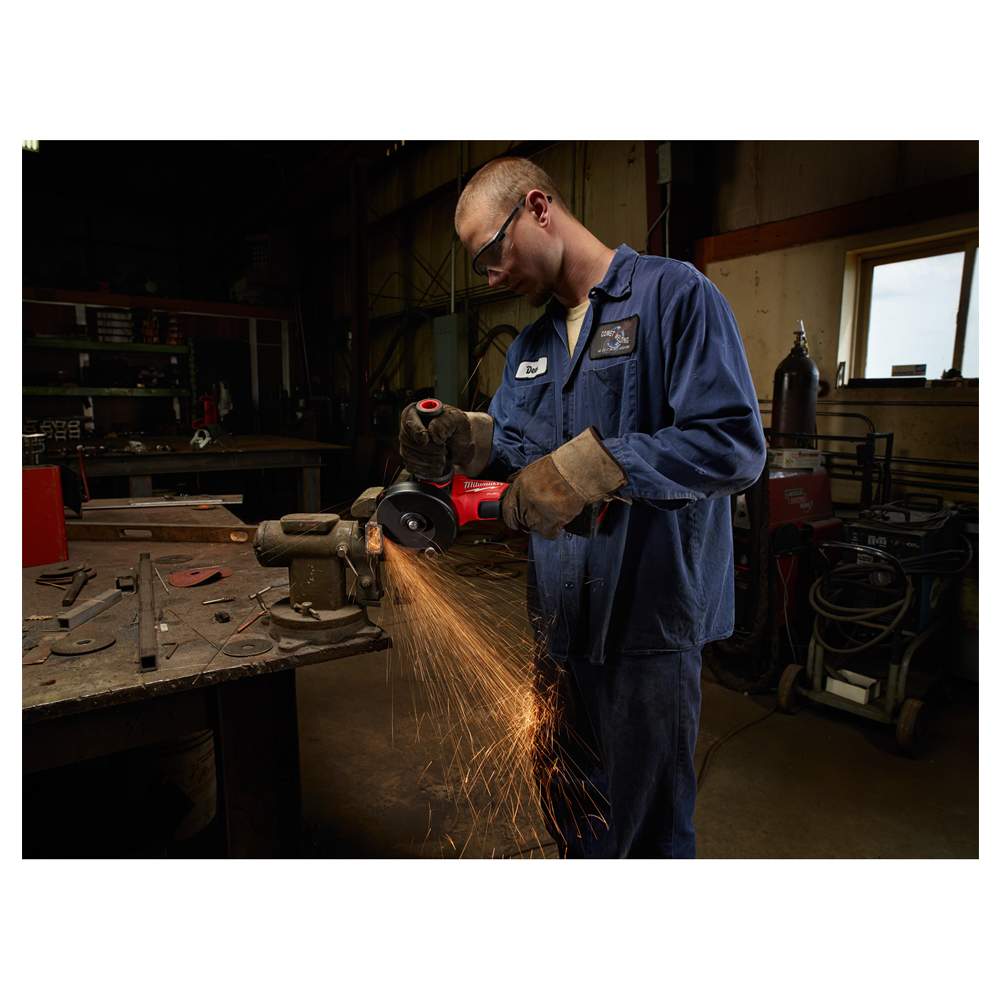 MILWAUKEE Cordless Grinder, 4 1/2 in./5 in. , 18 V Tool Only