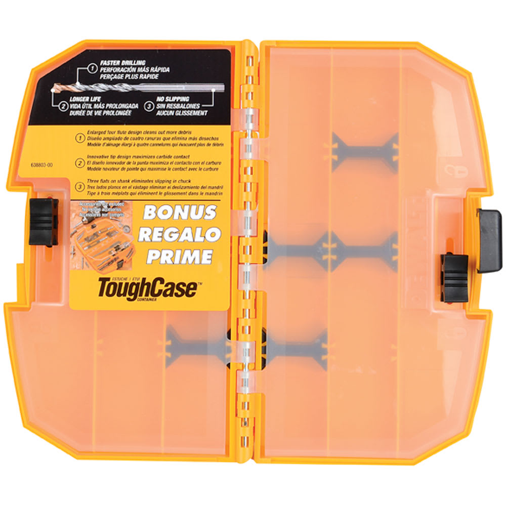 Jeu de 5 mèches à béton pour perceuse à percussion DEWALT