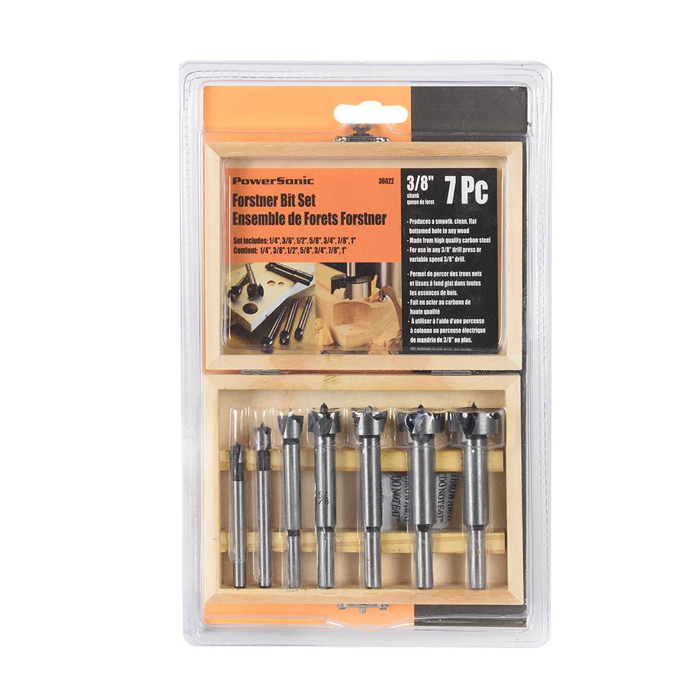 Ensemble de 7 mèches Forstner