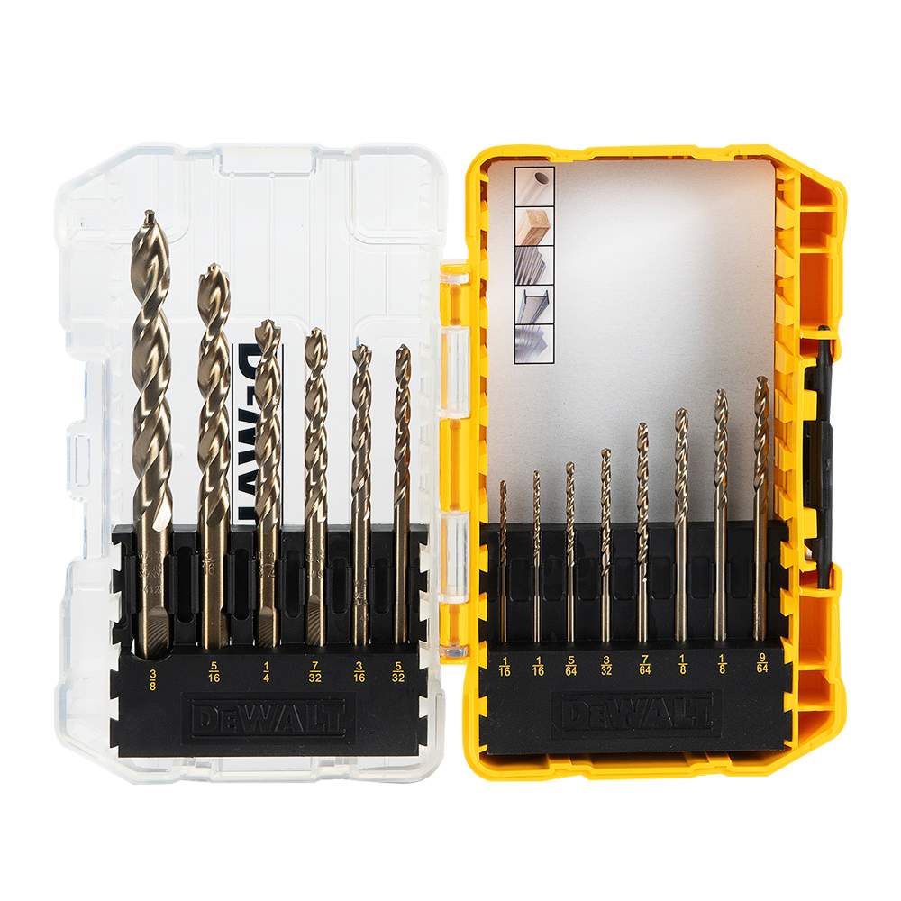 Ensemble de 14 mèches enduites de cobalt DEWALT