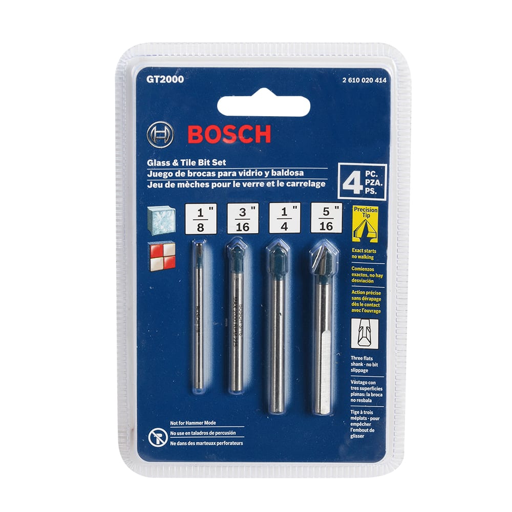 4-Pc. Glass & Tile Bit Set