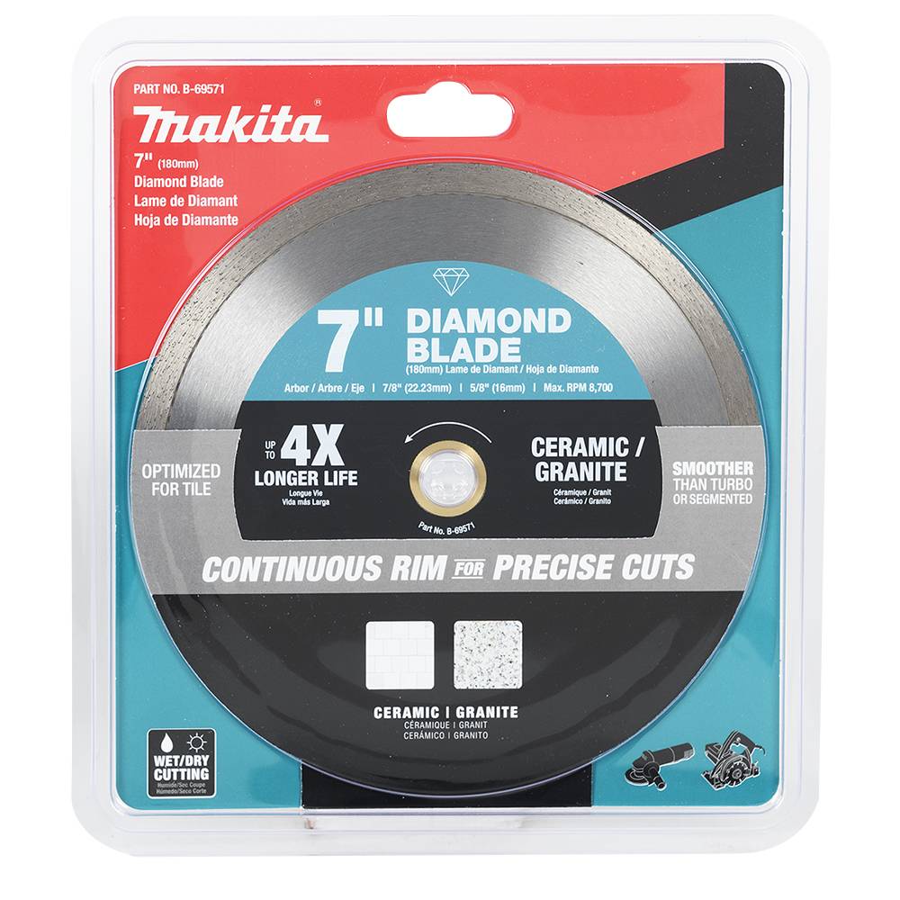 MAKITA Diamond Saw Blade 7 in. Continuous Rim