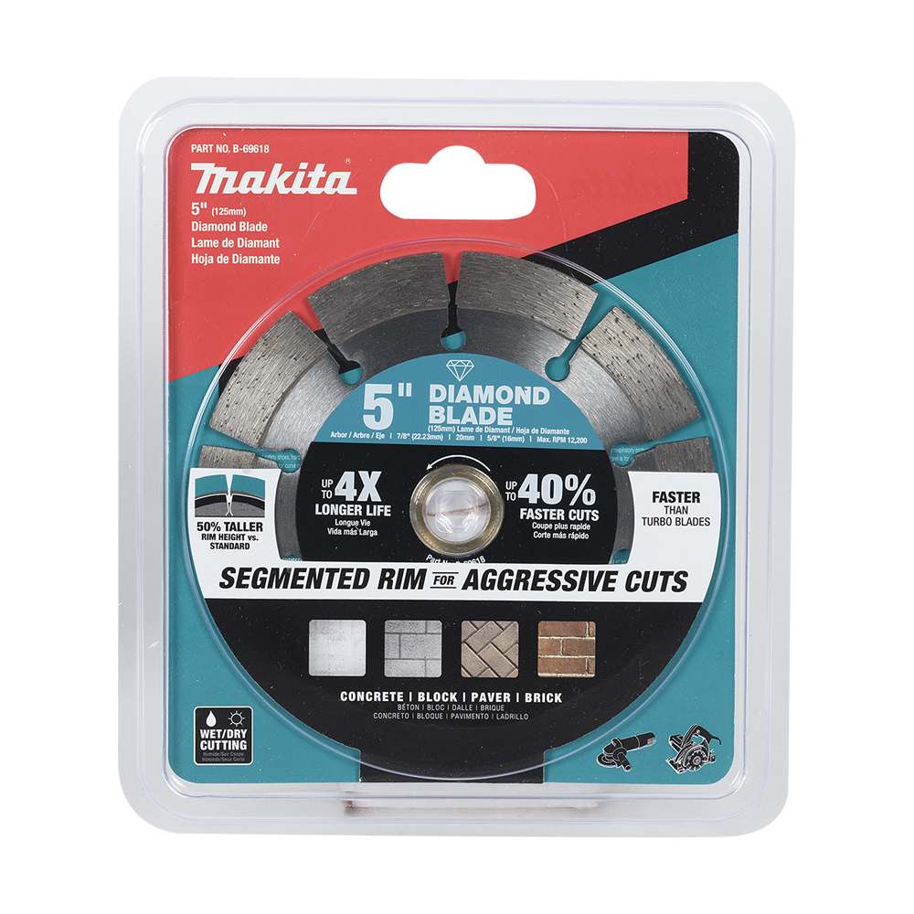 MAKITA Grinder Diamond Blade 5 in. Segmented Rim
