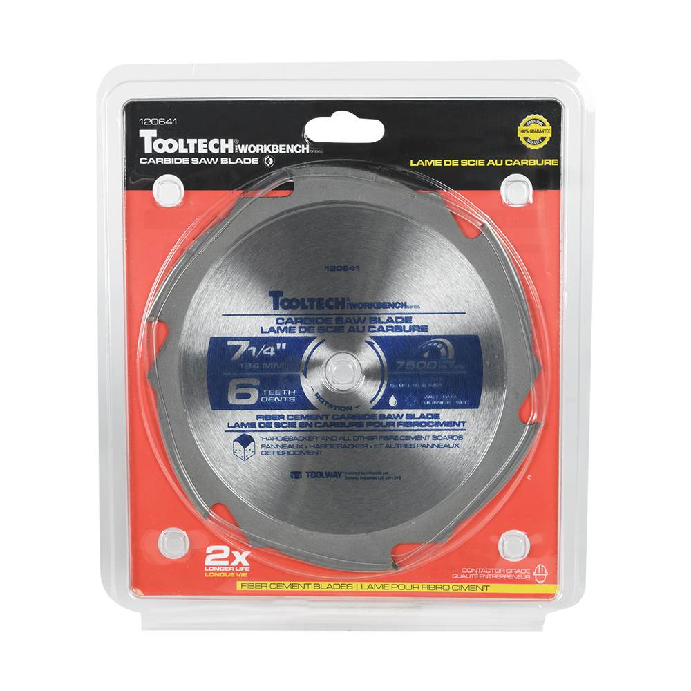 Fibre Cement Circular Saw 7 1/4 in. 6 Teeth